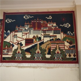 藏式家具藏式挂毯 少数民族藏式风情挂毯 装饰挂毯 挂毯厂家
