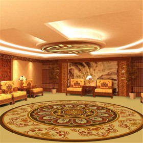 成都商用酒店印花地毯 宴会厅满铺地毯 图案多样 可定制