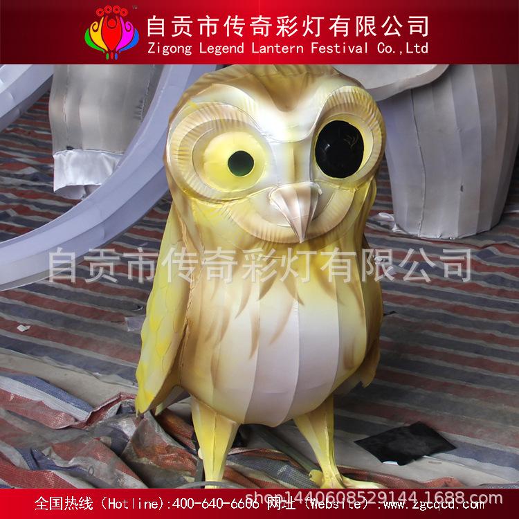 猫头鹰动物灯展/灯会/灯光节/主题灯会彩灯制作厂家直销