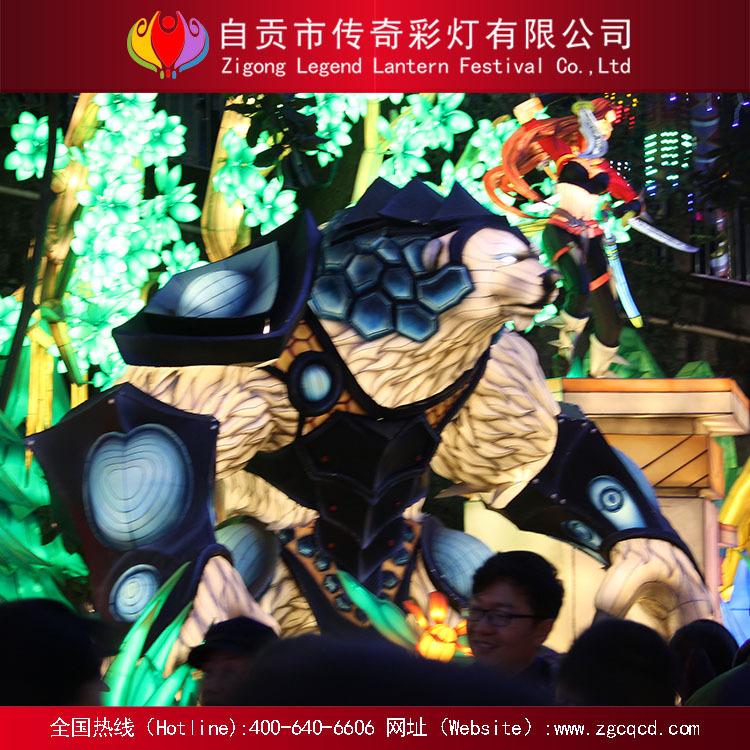 自贡传统春节彩灯、元宵节花灯厂家直销
