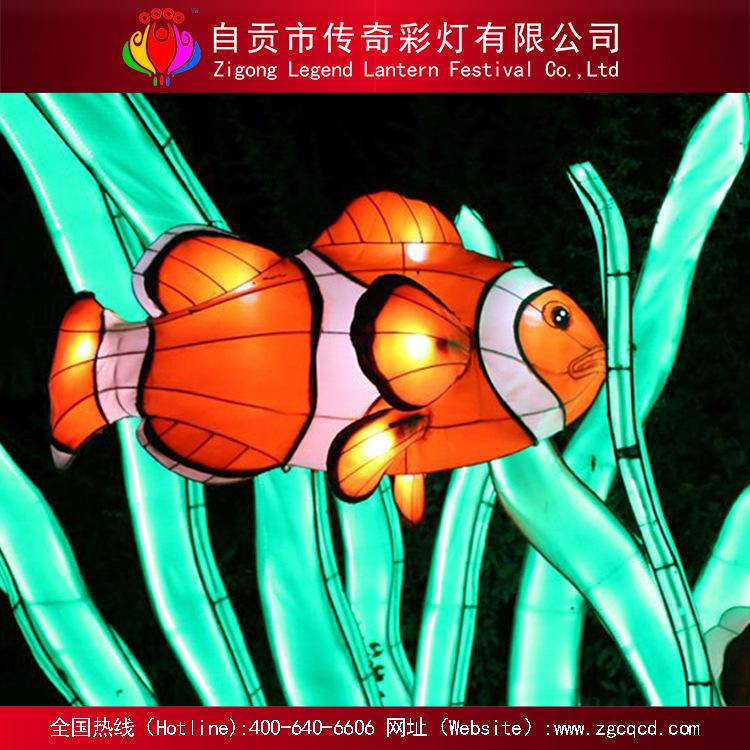游乐园节日户外防水类卡通动物LED鱼灯