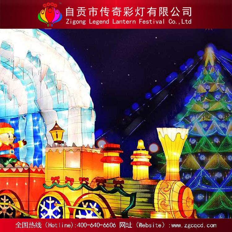 立体灯笼制作厂家  自贡厂家制作春节传统节日灯 卡通主题圣诞灯