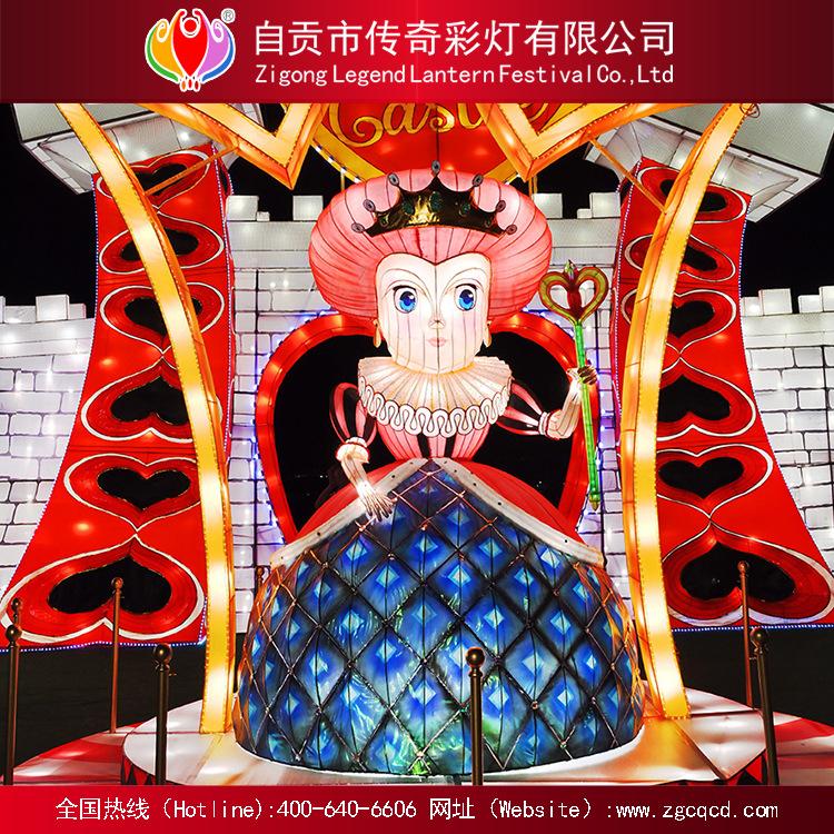 传统手工艺中秋国庆春节元宵灯会设计制作圣诞主题卡通女王灯