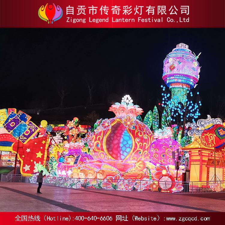 自贡来图定制设计中秋国庆春节元宵节日氛围花灯、彩灯