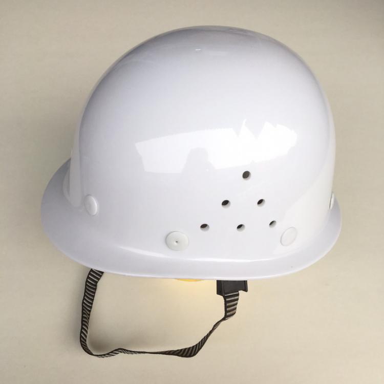 四川安全帽厂家 劳保用品厂家 安力透气玻璃钢铆钉透气头盔式安全帽高强度加厚工地施工帽16-1