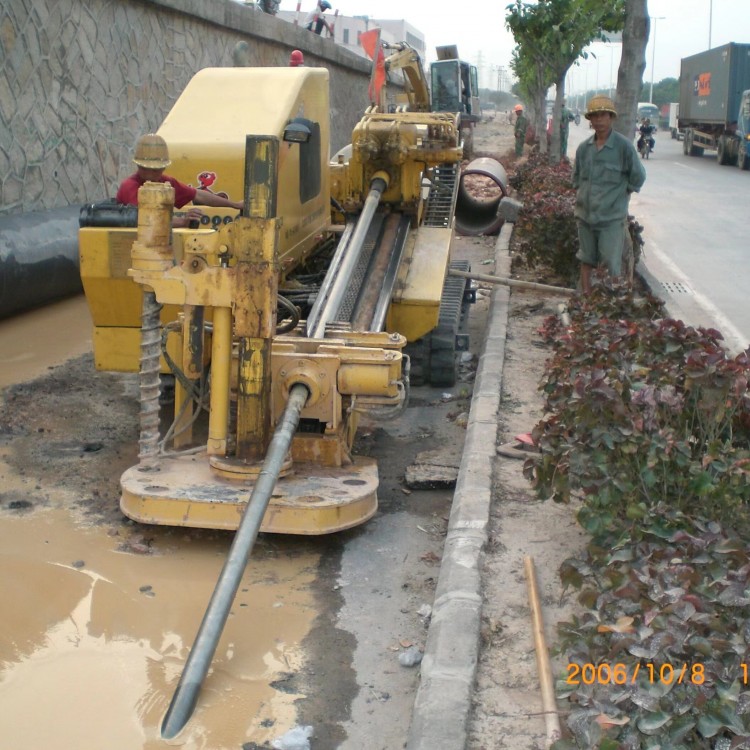 排水 燃气水平定向钻 非开挖不影响路面正常施工