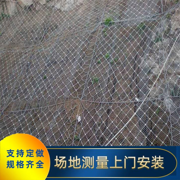 环形边坡防护网绿化护坡防护网 四川川丰金属 柔性边坡防护网