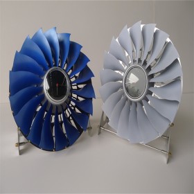航空发动机风扇摆件（蓝色）   教学模型   还原度高