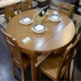 客厅实木餐桌 中式多人餐桌 成都餐桌定制