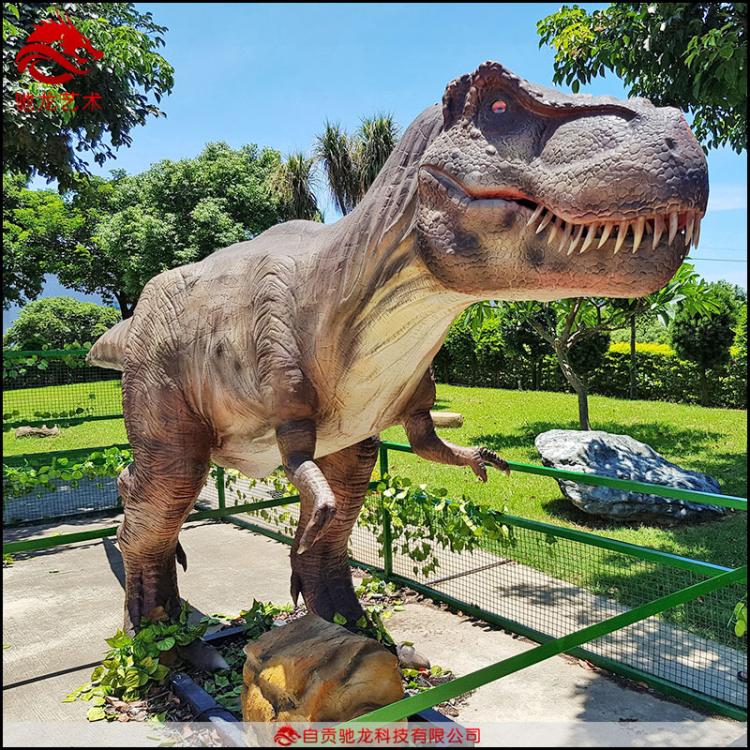 霸王龙大型模型会动会叫硅橡胶恐龙模型机器仿模恐龙制作厂家