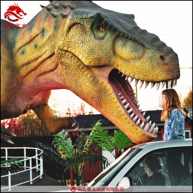 仿真恐龙制作大型软体会动会叫仿生恐龙模型厂家硅橡胶电动机械恐龙公司