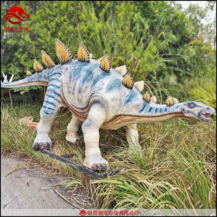 仿真霸王龙剑龙三角龙祖母暴龙玻璃钢树脂雕塑儿童乐园大型恐龙模型