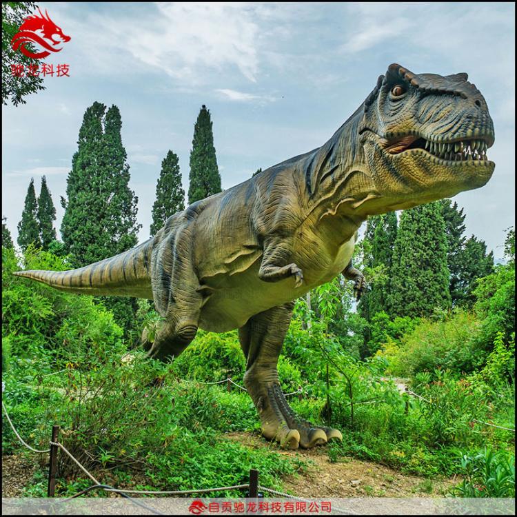 大型电动恐龙模型仿真霸王龙机械橡胶动态恐龙气动机模定制公司