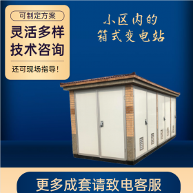 四川箱式变电站 630kva欧式箱变 小区用箱变报价 传控科技