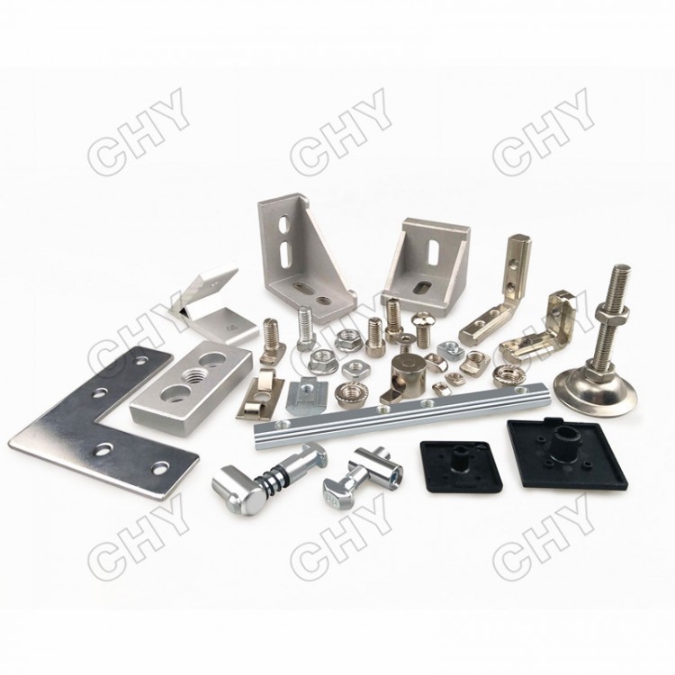 工业铝型材配件 铝型材连接件 工业铝材角码 铝型材连接螺丝螺母