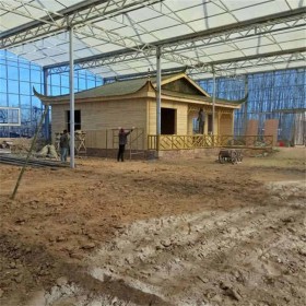 公园竹建筑 竹房子工艺品  按需定制 造型美