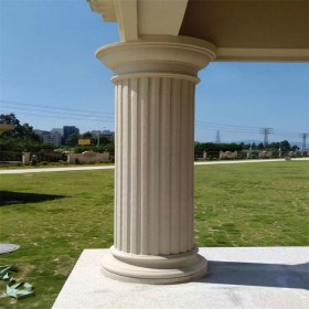 欧式GRC外墙装饰线条 grc罗马柱构件 泥发泡线条
