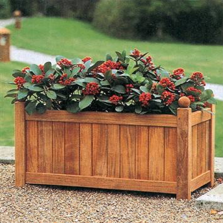 安多建材 防木花箱定制 户外花箱设计加工 造型多样