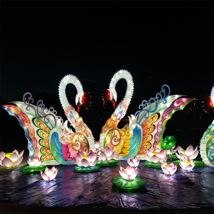动物装饰造型灯 节日景区花灯设计 动物彩灯定制