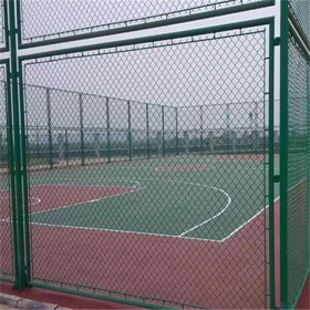 勾花网铁丝运动场围栏 篮球场体育场护栏网 球场围网围栏网