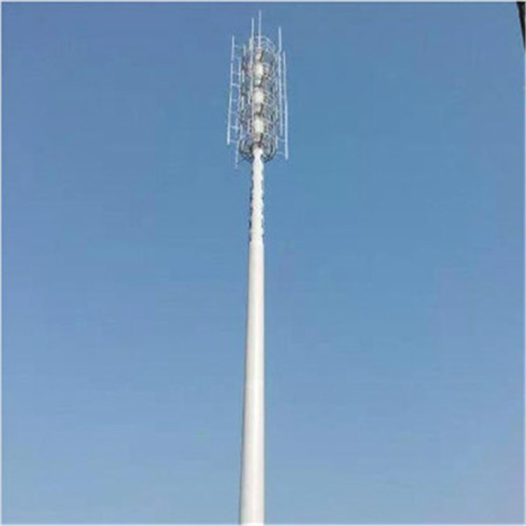 东臣移动5G单管塔 高压输电线杆 单管快装塔 监控塔安装
