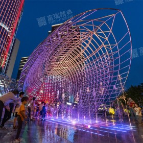 四川广场大型地标雕塑31米长动物雕塑景观雕塑设计制作园林雕塑