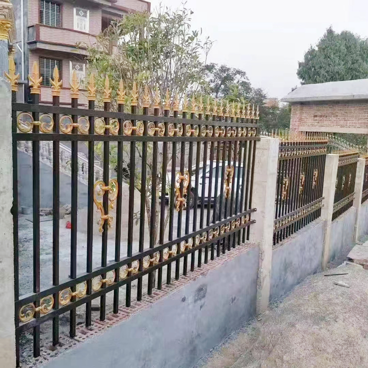 铝合金院墙围栏 别墅庭院栅栏围墙围栏 款式可选 支持定制