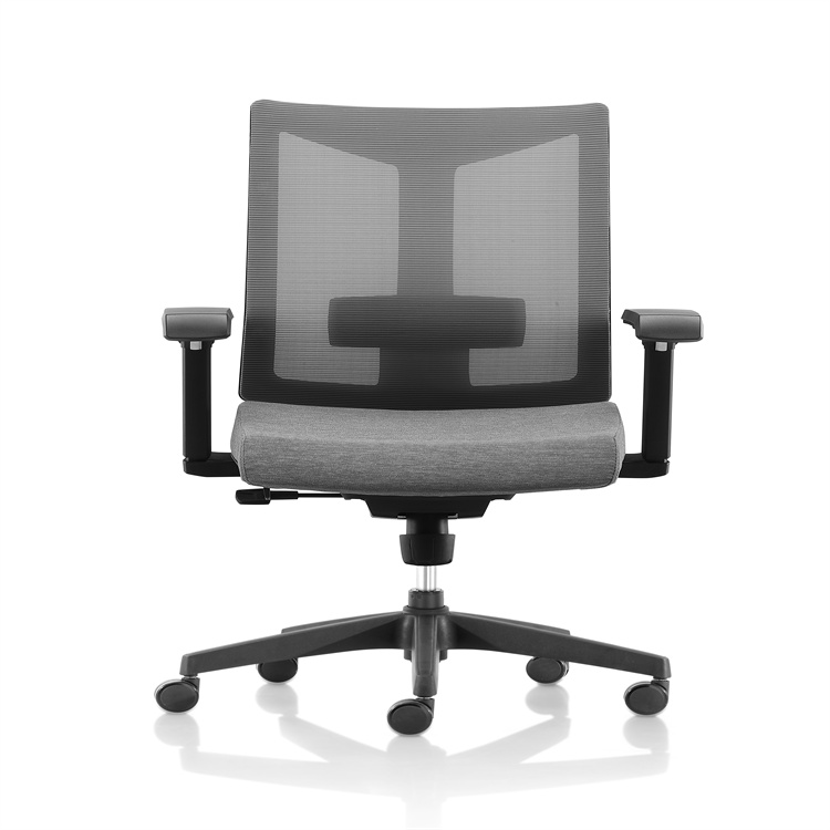 办公椅T27 椅背可升降7CM，调节腰靠，3D扶手