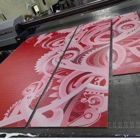 成都铝板印刷 背景墙印图 UV打印加工厂