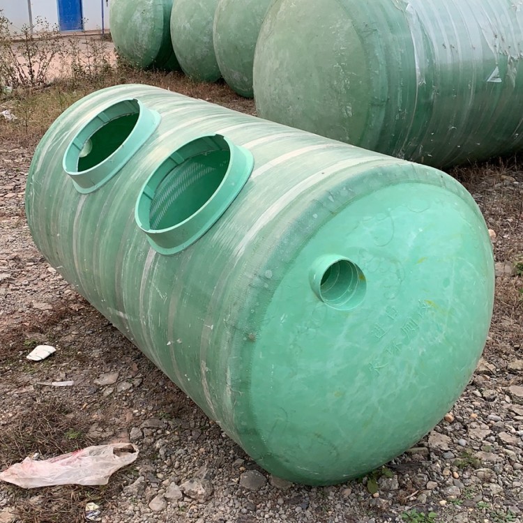 巴中达州宜宾玻璃钢化粪池 1-100立方整体一体化化粪池生产厂家固地环保