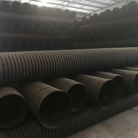 西藏拉萨波纹管hdpe双壁波纹管300塑料管PE塑料波纹管实体厂家