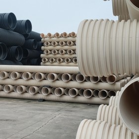 泸州宜宾内江自贡hdpe双壁波纹管PVC双壁波纹管300 PE塑料波纹管实体厂家