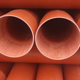 成都电力管生产厂家红泥管PVC-C电力管强电穿线阻燃PVC电力管固地管道