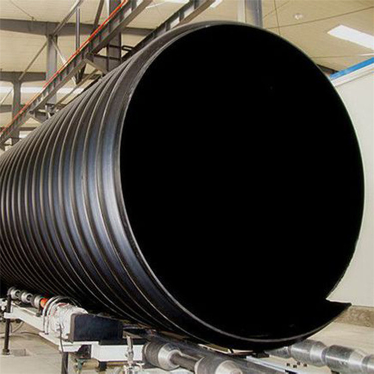 泸州钢带管 HDPE钢带波纹管 扩口钢带管  钢带增强波纹管 生产厂家固地管道