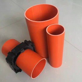 广汉电力管生产厂家 cpvc电力护套管1250电力电缆护套管 红泥管