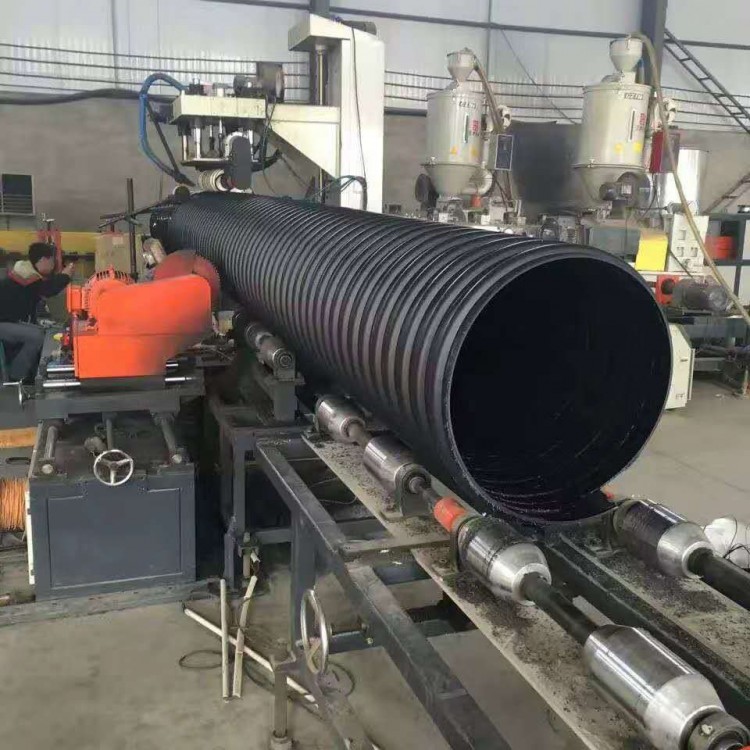 拉萨固地管道300钢带管 扩口承插钢带缠绕波纹管 HDPE钢带增强波纹管生产厂家