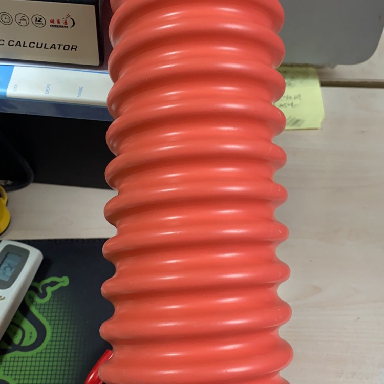 50碳素波纹管 ICC碳素螺旋波纹管 100红色全新料碳素波纹管生产厂家