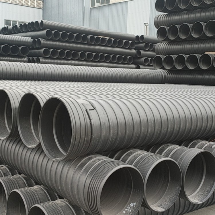 固地管道钢带管 国标300钢带波纹管 塑料HDPE钢带增强波纹管厂家