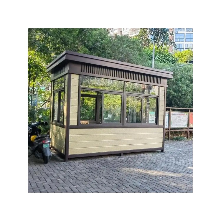 钢结构岗亭 小区治安收费值班室 停车场门卫亭 厂家批发