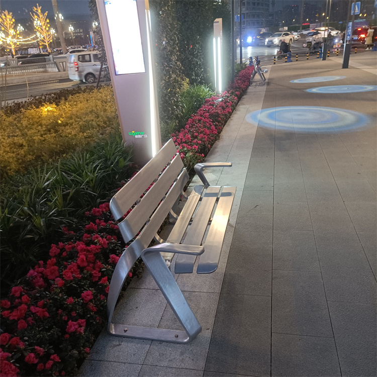 不锈钢公园椅 园林街道休闲椅 环保材质 支持定制