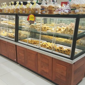 精品面包柜 超市木制展柜 甜点展示柜子蛋糕店展示柜糕点柜子