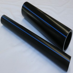 华迪塑胶pe管 pe实壁排水管 黑色外径hdpe排水管    PE管75mm1.6MPa