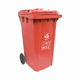 四川昆明厂家批发恒丰移动垃圾桶绿色蓝色碳灰可回收垃圾桶社区环卫垃圾桶260型 730×560×1070mm 240L
