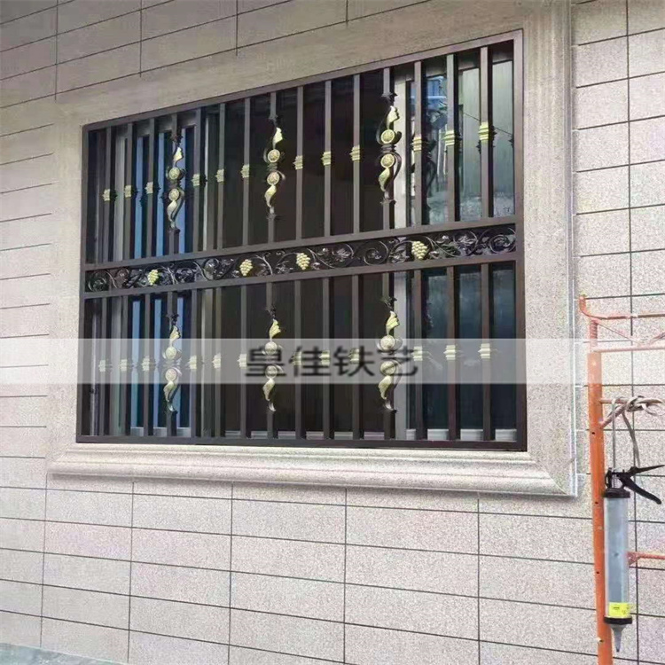 铝合金防盗窗 农村用铝艺焊接式防盗网 欧式防护栏杆