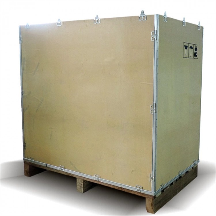 黄氏木业加工定制 重型设备包装 钢边箱