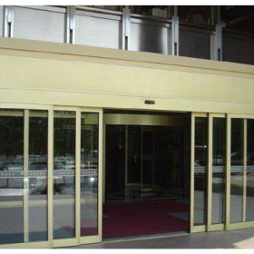 成都商场重叠平移自动门玻璃平滑门 自动感应重叠门厂家安装
