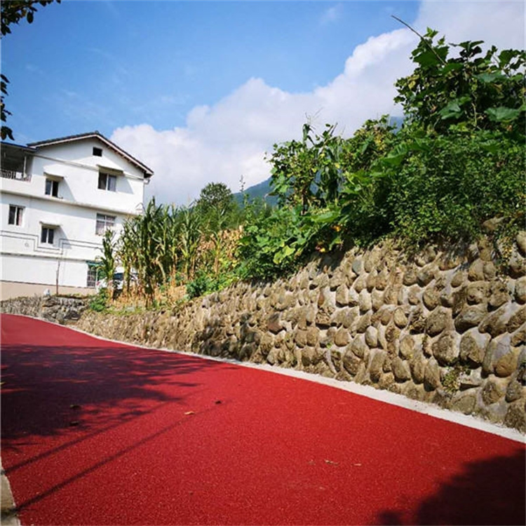小区彩色沥青路面 施工效率较高 减少路面裂缝现