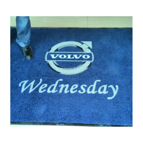 定制尼龙logo标志地垫地毯 适用于门口电梯广告 门垫批发