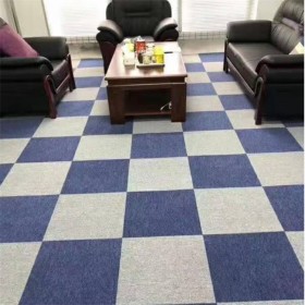 高级商务写字楼办公区域地毯 方块地毯 尼龙丙纶素色圈绒 满铺毯威尔顿系列