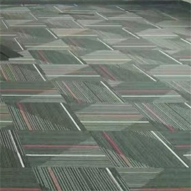 洁彩办公室地毯 方块几何造型 pvc底 满铺拼接 可定制